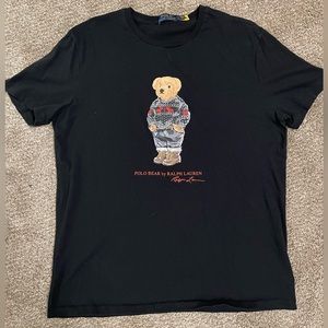 Men’s polo bear short sleeve Tshirt, holiday edition, classic fit size large